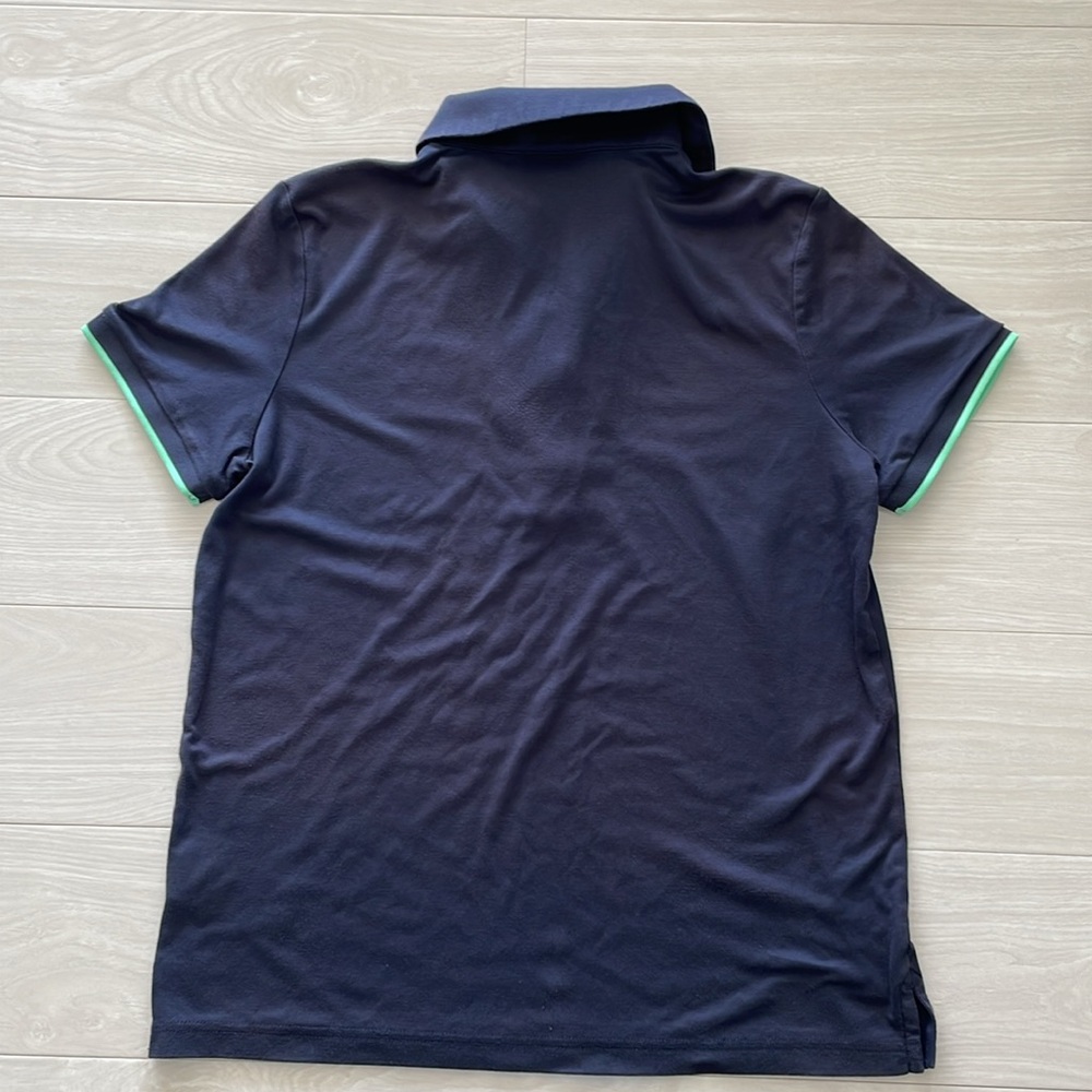 J. Lindeberg Navy Solange Cotton Blend Polo - Picture 7 of 10